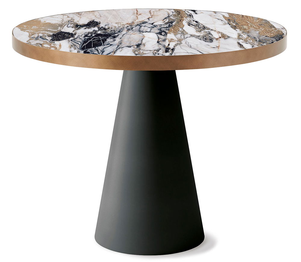 Mesa de comedor redonda keramik bistrot Saturno Cattelan