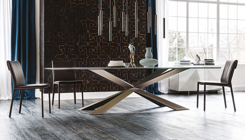 Mesa de comedor keramik Spyder Cattelan