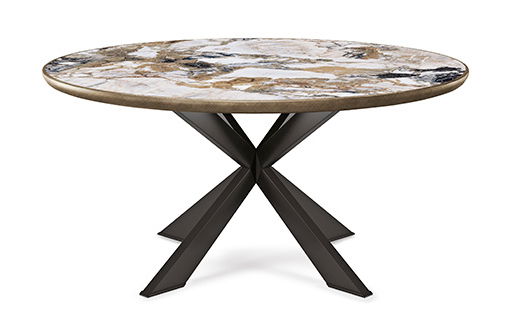 Mesa de comedor redonda keramik premium Spyder Cattelan