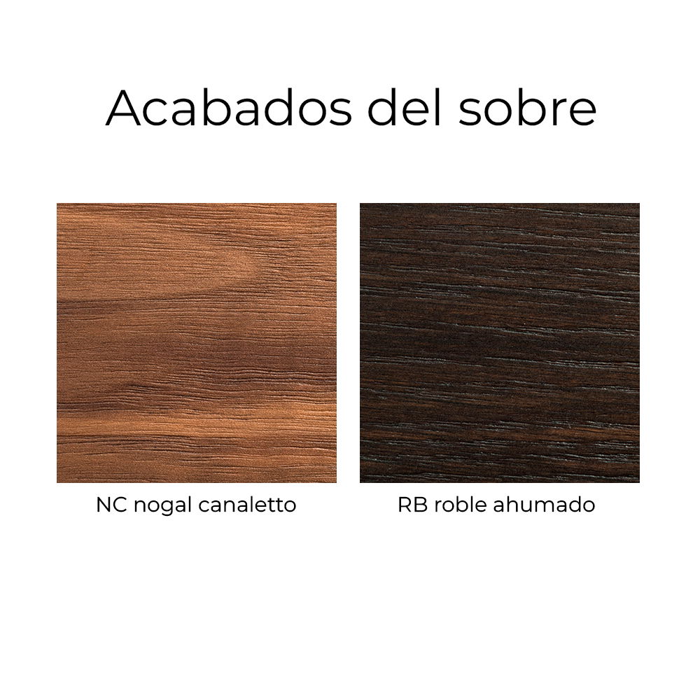 Mesa de comedor madera esquinas redondeadas Skorpio Cattelan