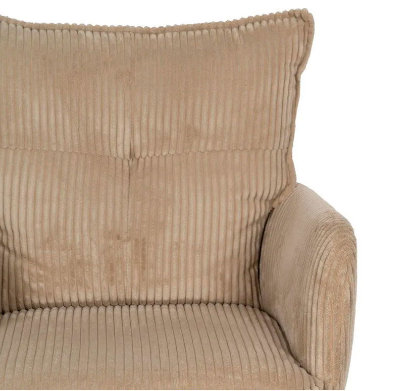 Silla ruedas beige - tejido oficina