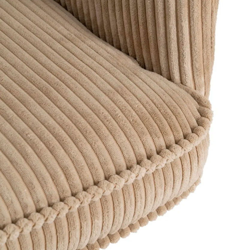 Silla ruedas beige - tejido oficina