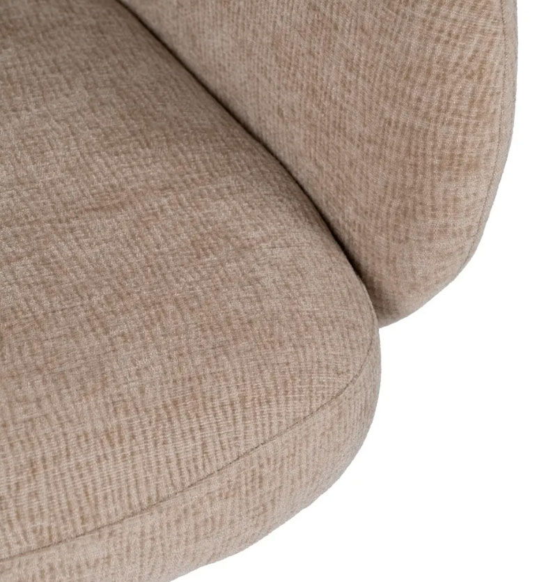 Silla de oficina beige Simoa