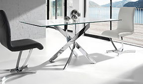 Mesa de comedor rectangular de diseño Xenon