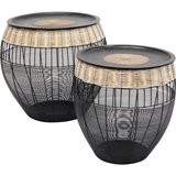 Mesa auxiliar African Drums Kare