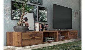 Mueble tv bajo industrial Loft