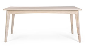 Mesa de comedor rectangular madera natural Sahana