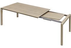 Mesa comedor extensible roble rectangular Dorna