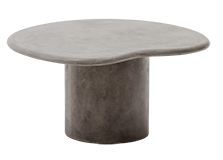 Mesa de centro Macarella de cemento minimalista