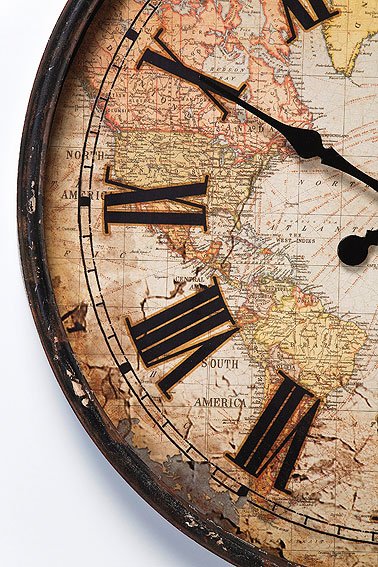 reloj Mapa Mundi