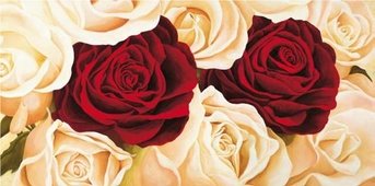 Cuadro canvas rose composition
