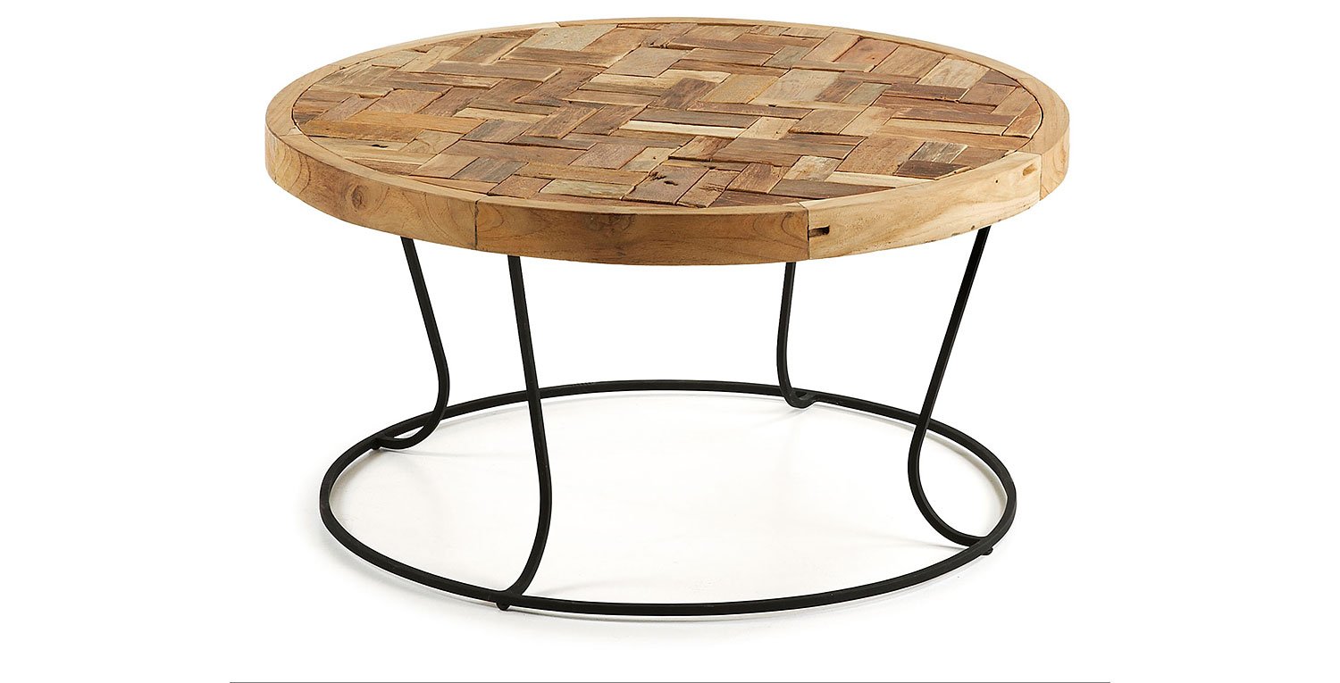 Kat mesa centro epoxy nego madera natural