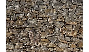 Panel papel pintado muro de piedra caliza