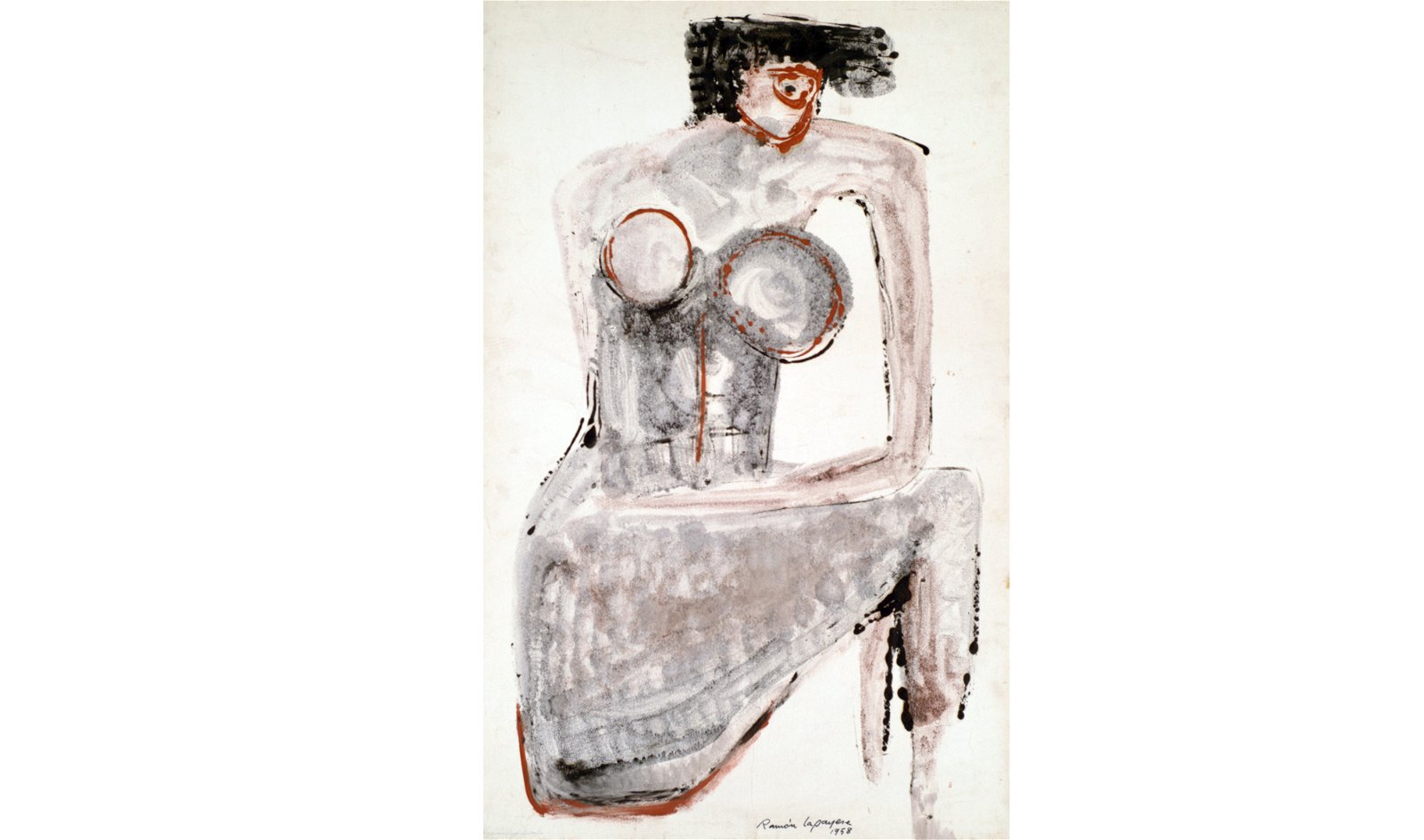 Pintura de Ramón Lapayese Desnudo