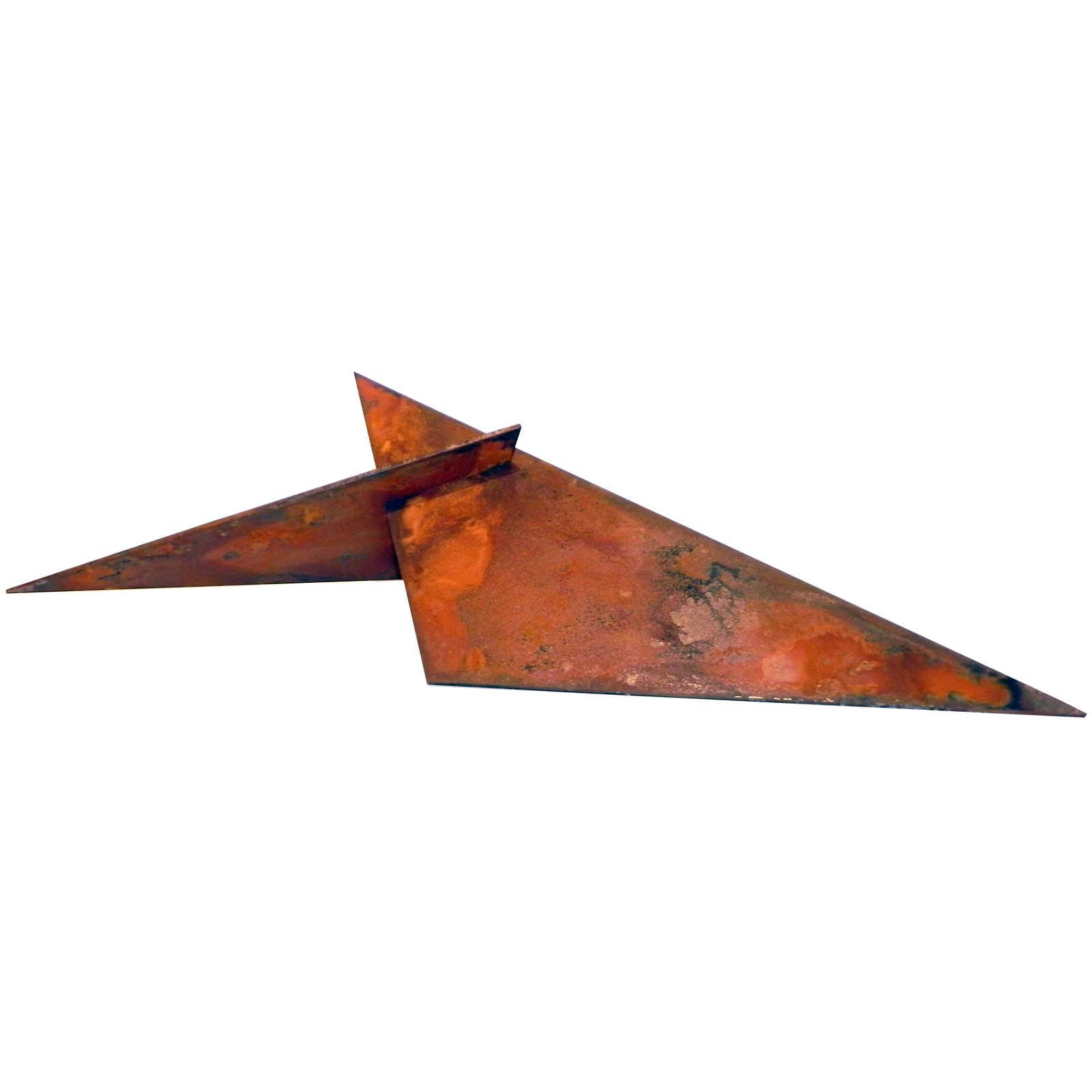 Escultura Triangular Maclada A-cero