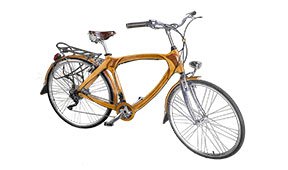 Bicicleta de madera Vintage Groningen