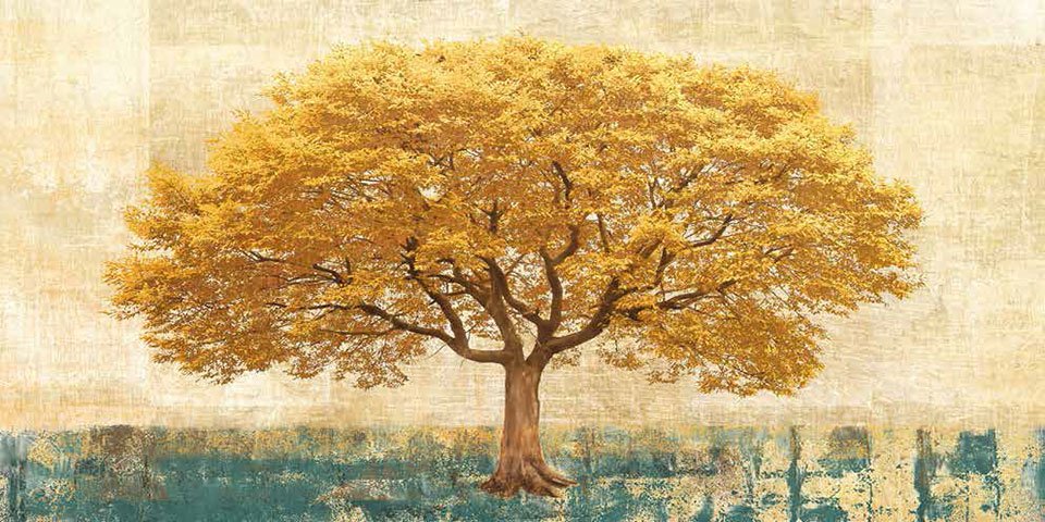 Cuadro canvas gilded oak