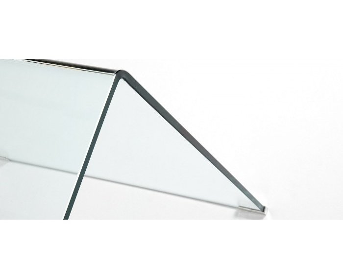 Mesa escritorio Burano cristal transparente