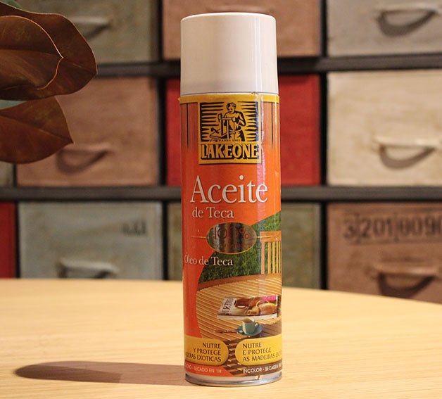 Aceite para muebles de teca y maderas exóticas 500ml Aerosol