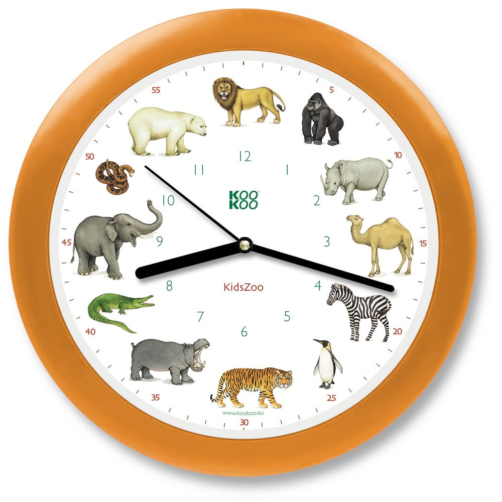 incrementar Organo Cuestiones diplomáticas Reloj Animales del Zoo
