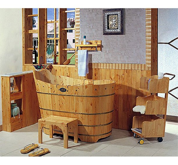 Bañera de madera Cantón