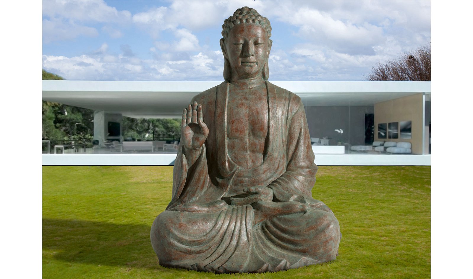 Buddha grande sentado
