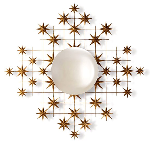 Espejo Renaissance Gold Convex