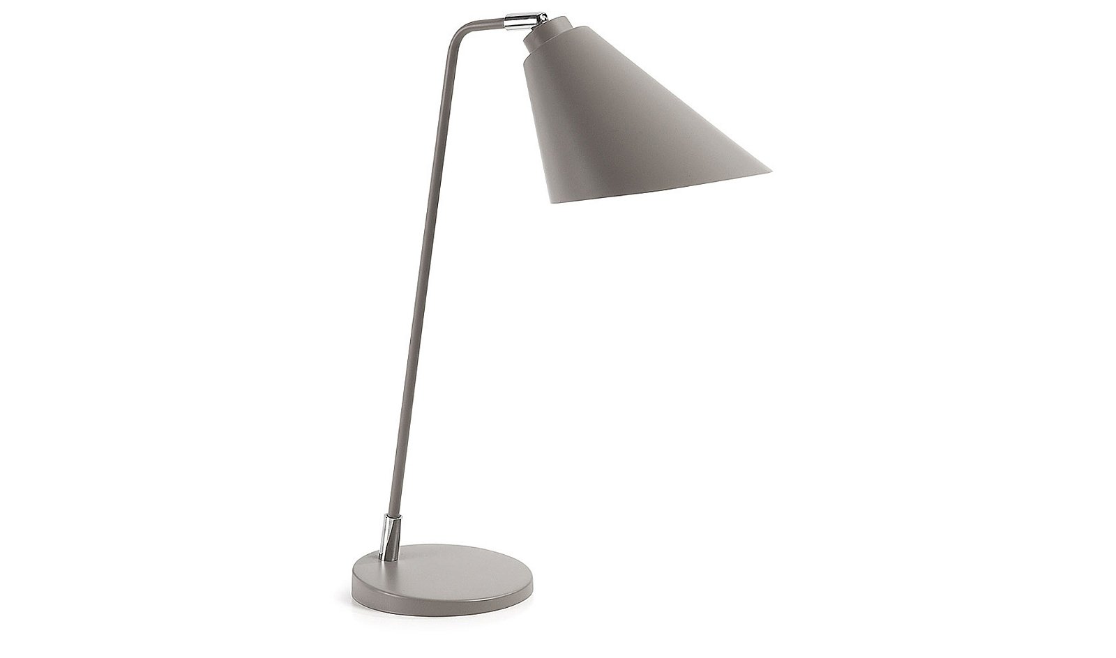 Lámpara de mesa metálica gris TIPIR
