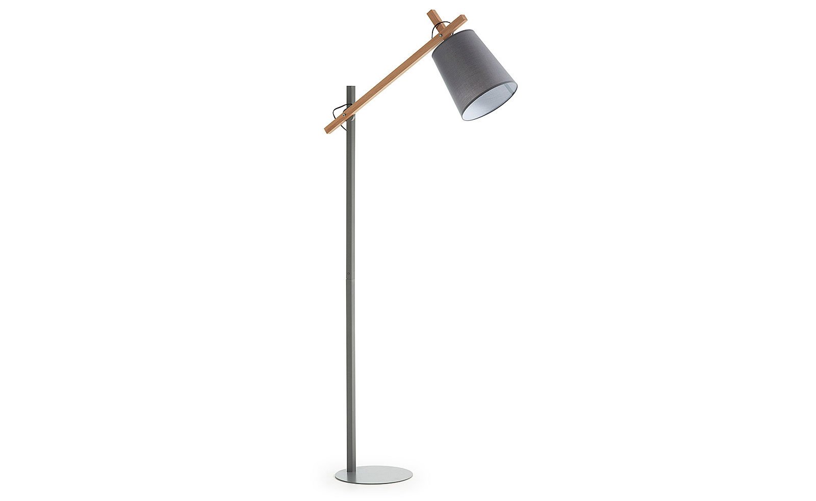 Lámpara de pie metal gris JOVIK