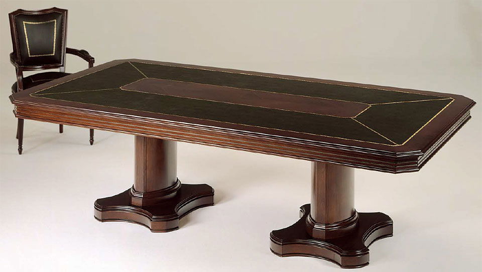 Mesa de Juntas Doble Pedestal Rectangular