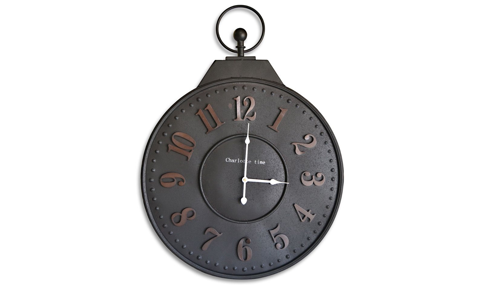 Reloj redondo marrón Charlotte