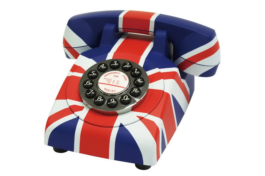 Teléfono Union Jack bandera UK