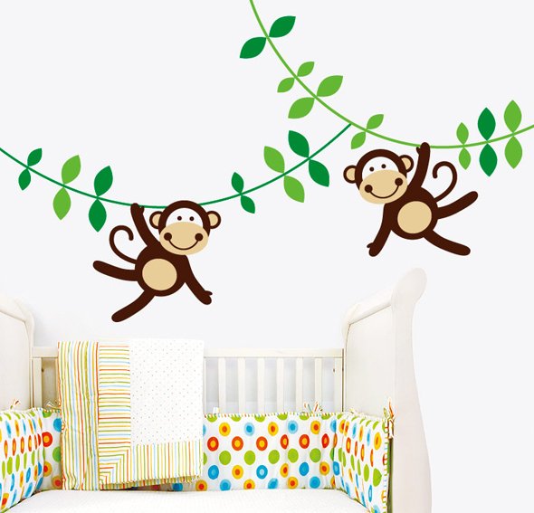 Vinilo happy monkeys