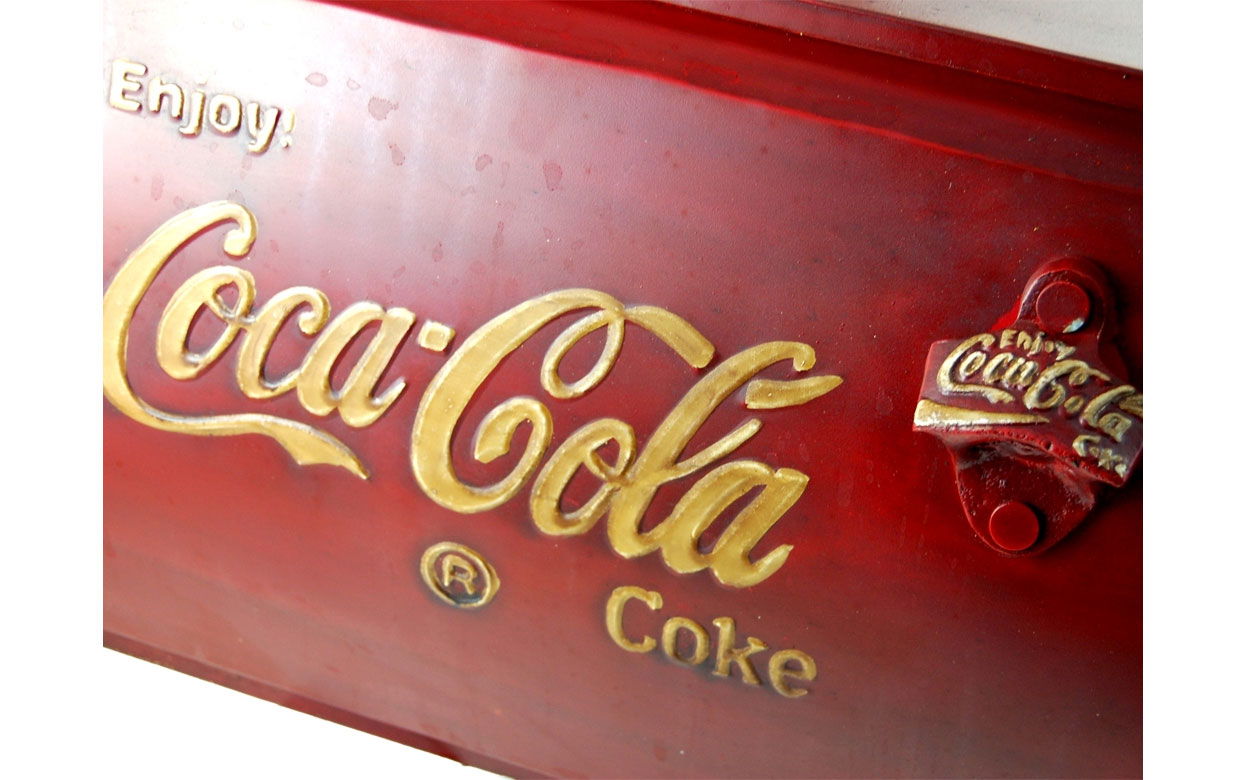 Nevera vintage Coca Cola