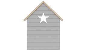 Cabecero casita infantil Star