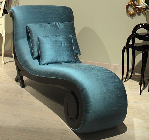 Chaisse Longue azul Rodeo Drive Christopher Guy