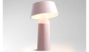 Lámpara de sobremesa rosa palo Bicoca Marset