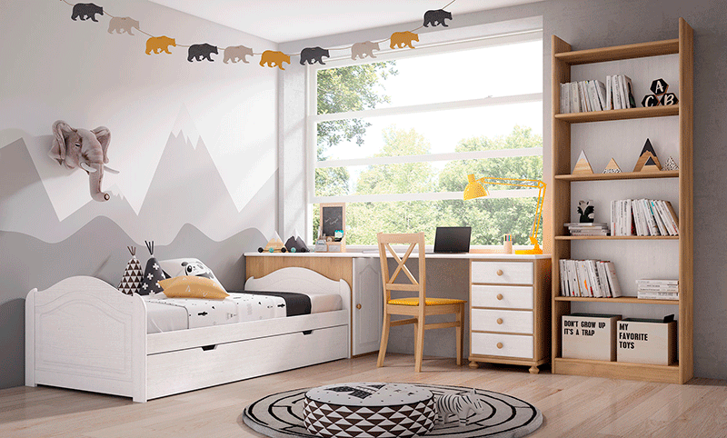 Papeles pintados perfectos para dormitorios infantiles