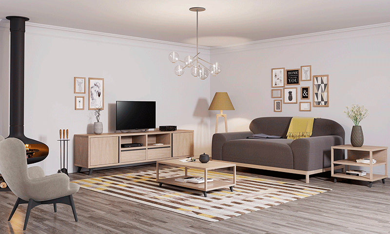 Cómo lograr un salón confortable con muebles auxiliares