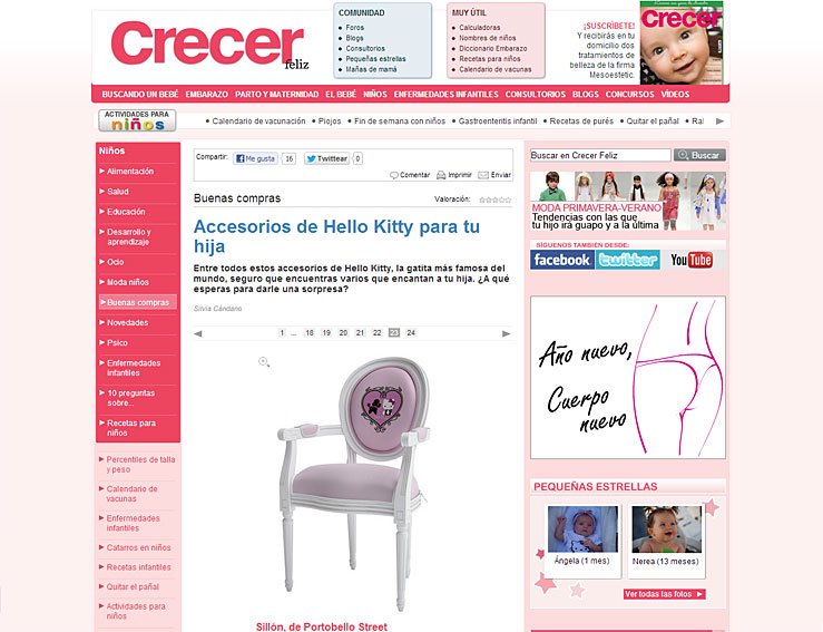 Accesorios de Hello Kitty para tu hija en crecerfeliz.es