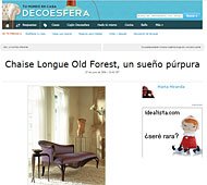 Chaise Longue Old Forest con Portobello en 