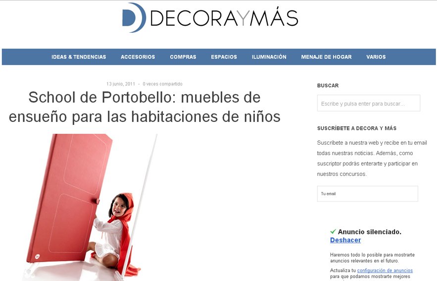 Muebles de Niños con Portobello en decoraymas.com