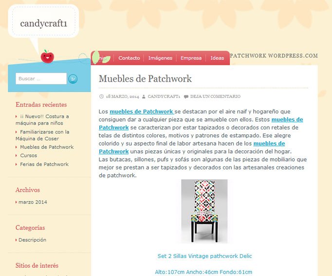 Muebles de patchwork con Portobello en candycraft1.wordpress.com